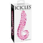Icicles No 24 Glass Dong 6 Inches - Pink - Image 3