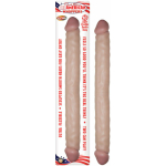 Real Skin All American Whoppers Double Dong 18" - Beige - Image 2