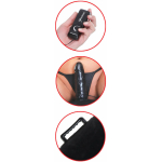 Inflatable Luv Log With Remote Control Vibrating Dildo - Black - Image 2