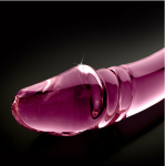 Icicles No 57 Glass Double Dildo Pink - Image 2