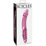 Icicles No 57 Glass Double Dildo Pink - Image 3