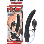 Ram Inflatable Latex Dong 12 Inch	- Black - Image 2