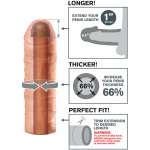 Fantasy X-tension Mega 1 inch Extension Beige - Image 2