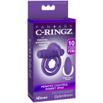 Fantasy C-Ringz Remote Rabbit Ring Purple - Image 3