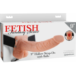 Fetish Fantasy 9in Hollow Strap-on With Balls - Image 3