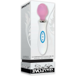 Luminous Rose Rechargeable Wand Massager Pink - Image 2