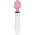Luminous Rose Rechargeable Wand Massager Pink