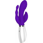 Evolved Disco Triple Play Purple Silicone Rechargeable - Image 3