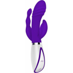 Evolved Disco Triple Play Purple Silicone Rechargeable - Image 2