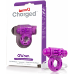 Screaming O Charged Owow Vooom Vibrating Cock Ring Purple - Image 2