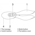 Bliss Duo 7 Function Pink Vibrator - Image 3