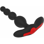 Forto Vibrating Anal Beads Black