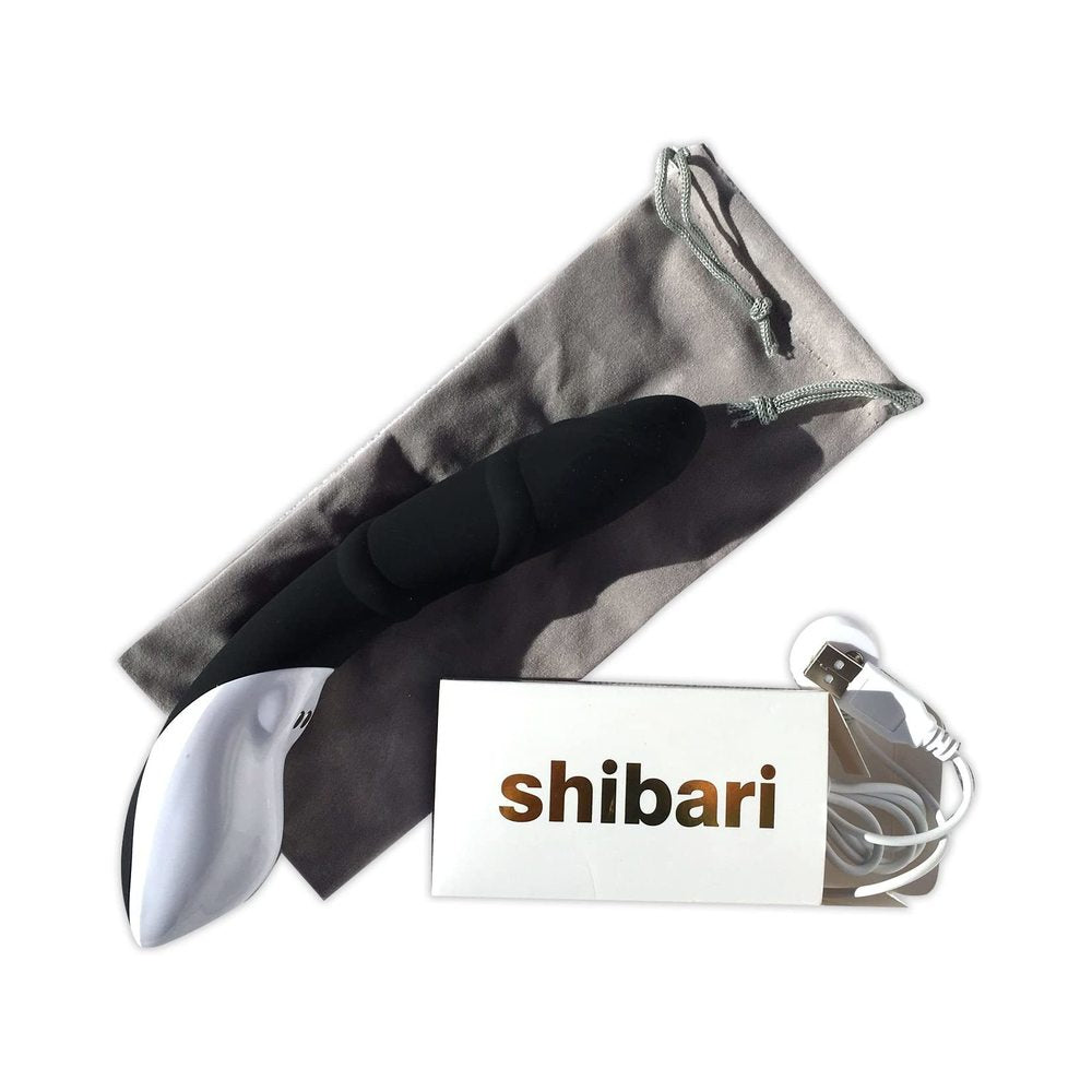 Shibari Luxury Lotus Silicone Vibe 10 Function Usb Rechargeable Waterproof Black