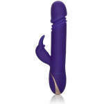 Jack Rabbit Silicone Thrusting Vibrator Purple