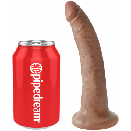 King Cock 7 Inches Realistic Dildo Tan