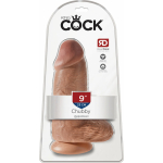 King Cock Chubby 9 inches Cock with Balls Dildo - Image 3