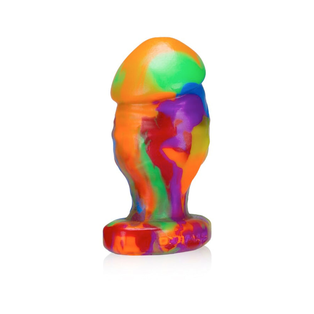 Oxballs Honcho-2, Buttplug, Medium, Rainbow