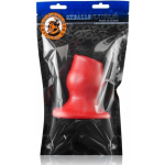 Oxballs Pig Hole Deep-1, Hollow Plug, Small, Red - Image 3