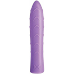 Touch The Wave  Pressure Sensitive 10 Function Rechargeable Waterproof Lavender
