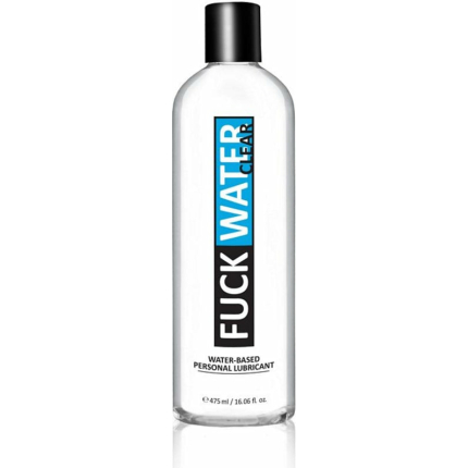 F*ck Water Clear H2O Water Based Lubricant 16oz