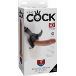 King Cock Strap-on Harness W/ 9in Cock Tan - Image 3