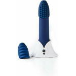 Sensuelle Point Plus Bullet Vibrator Blue 2 Sleeves