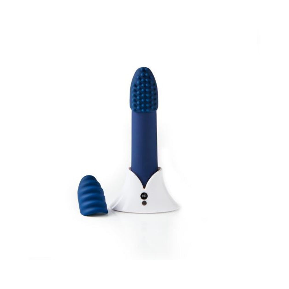 CNVNAL-67942_1 Sensuelle Point Plus Bullet Vibrator Blue 2 Sleeves - Image 1