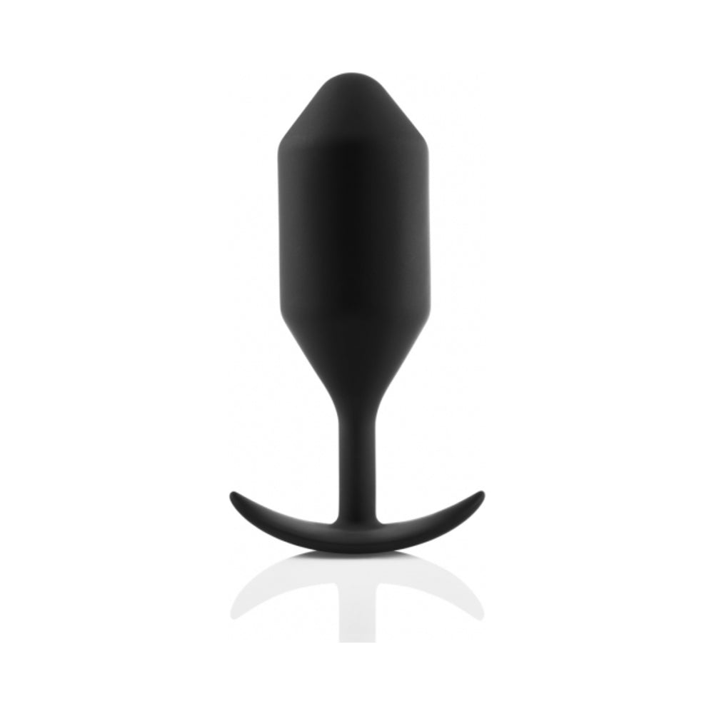 B-Vibe Snug Plug 5 Black Large Butt Plug