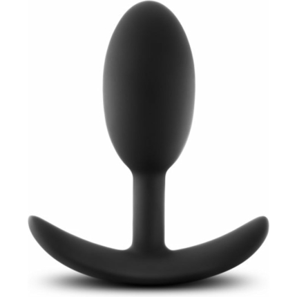 Luxe Wearable Vibra Slim Plug Medium Black