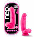 Neo Elite 7in Silicone Dual Density Cock With Balls - Image 3