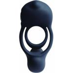 Vedo Roco Rechargeable Dual Motor Vibrating Ring - Just Black