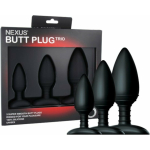 Nexus Butt Plug Trio 3 Butt Plugs Black - Image 2