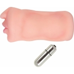 Always Horny Masturbator Vibrating Tongue & Teeth Beige