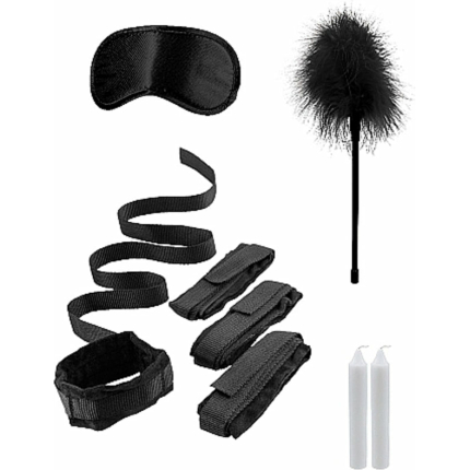 Ouch! - Bed Bindings Restraint Kit - Black