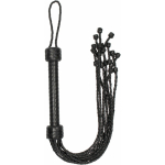 Ouch! Pain - Saddle Leather Braided Flogger