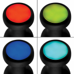 Silicone Vibrating Led Plug - Medium - Image 3