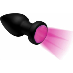 Silicone Vibrating Led Plug - Medium - Image 2