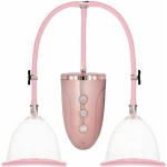 Automatic Rechargeable Breast Pump Set - Large - Pink