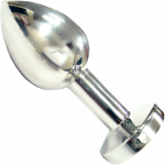 Stainless Steel Smooth Medium Butt Plug - Image 2