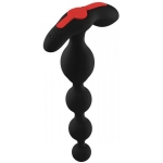 Forto Vibrating Anal Beads Black - Image 2