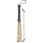 Luv Pearl Delight Whip & Nipple Clamps