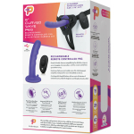 Pegasus 6" Wireless Remote Control Curved Wave Peg With Harness Purple - Image 2