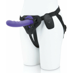 Pegasus 6" Wireless Remote Control Curved Wave Peg With Harness Purple