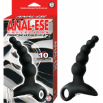 Anal-ese Collection Vibrating Alpha Plug #2 - Black - Image 2