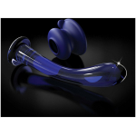 Icicles No. 89 - Glass Suction Cup G-spot Wand - Blue - Image 2