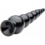Hosed 19 Inches Graduated Bead Anal Snake Black - Image 2