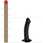 Fun Factory Magnum 7" Silicone Dildo - Blackberry - Image 2