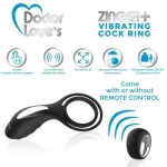 Doctor Love Zinger+ Vibrating Cock Ring Remote Black - Image 3