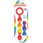 Rainbow Baller Beads Pleasure Anal Beads Ring Handle - Image 2