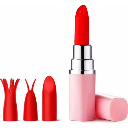 Luv Lab Lv57 Lipstick With 3 Silicone Heads Light Pink